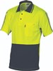 DNC HI VIS COOL BREATHE STRIPE POLO 