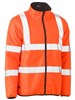 BISLEY HI VIS TAPED REVERSIBLE PUFFER JACKET