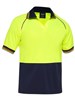 BISLEY TWO TONE HI VIS VNECK POLO