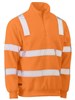 BISLEY TAPED HI VIS RAIL POLAR FLEECE JUMPER