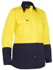 BISLEY WOMENS COOL LIGHTWEIGHT HI VIS DRILL SHIRT