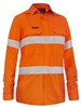 BISLEY APEX 160 WOMENS TAPED HI VIS FR RIPSTOP VENTED SHIRT 