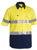 BISLEY DRILL SHIRT HI VIS SHORT SLEEVE W TAPE