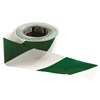 TAPE BARRICADE GREENWHITE 75MM X 100METRE