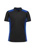 BIZ COLLECTION UNISEX GRID SHORT SLEEVE POLO