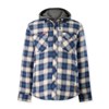 HARD YAKKA HERITAGE QUILTED FLANNEL HOODED SHACKET