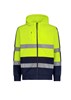 SYZMIK UNISEX HI VIS FULL ZIP STRETCH TAPED HOODIE