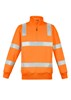 SYZMIK UNISEX HI VIS RAIL 14 ZIP PULLOVER