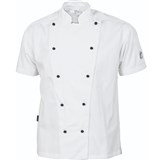 DNC CHEF JACKET COTTON SHORT SLEEVE 10 BUTTONS 
