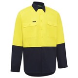 WORKIT HI VIS 2 TONE REGULAR WEIGHT SHIRT