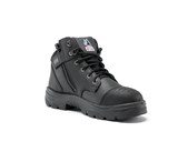 STEEL BLUE PARKES ZIP SIDED COMPOSITE TOE SAFETY BOOT
