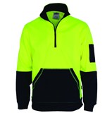DNC 12 ZIP HI VIS SUPER FLEECY SLOPPY