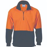 DNC HI VIS TWO TONE 12 ZIP POLAR FLEECE