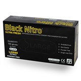 STEELDRILL ULTRA FRESH BLACK NITRO NITRILE DISPOSABLE GLOVES