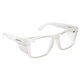 FRONTSIDE SAFETY GLASSES CLEAR LENS WITH CLEAR FRAME