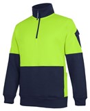 JBS WEAR 350G HI VIS 12 ZIP TRADE FLEECE