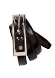 BIZ COLLECTION LADIES SEMI PATENT BELT
