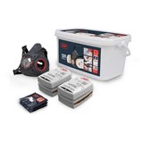 JSP TYPHOON 8 HALF MASK RESPIRATOR SPRAY PAINTERS KIT WITH A2P2 FILTERS
