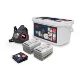 JSP TYPHOON 8 HALF MASK RESPIRATOR MULTI GAS KIT W ABEK1P2 FILTERS