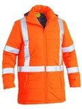 BISLEY PUFFER JACKET HI VIS X BACK