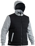 BISLEY FLEXMOVE CONTRAST PUFFER FLEECE HOODED JACKET 