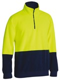 BISLEY HI VIS POLAR FLEECE ZIP PULLOVER