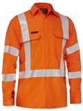 BISLEY APEX 185 TAPED BIOMOTION HI VIS RIPSTOP VENTED SHIRT