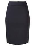 NNT WOMENS STRETCH WOOL BLEND PANEL PENCIL SKIRT