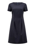 NNT STRETCH WOOL BLEND SHORT SLEEVE DRESS
