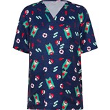 NNT SANTA POOL PARTY SCRUB TOP