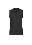 BIZCARE WOMENS BUTTON FRONT KNIT VEST