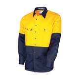 TRU LIGHTWEIGHT VENTED HI VIS DRILL SHIRT