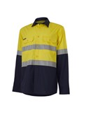 KING GEE WORKCOOL VENTED SPLICED SHIRT TAPED LONG SLEEVE