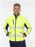 KING GEE ORIGINALS HI VIS TAPED SOFTSHELL JACKET