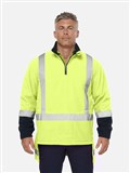 KING GEE ORIGINALS SPLICED HI VIS 14 ZIP TAPED PULLOVER
