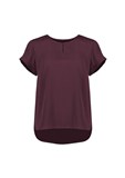 BIZ CORPORATES WOMENS EVELYN SHORT SLEEVE BLOUSE