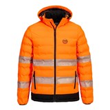 PORTWEST HI VIS ULTRASONIC HEATED TUNNEL JACKET