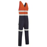 WORKIT HI VIS 2TONE REGULAR WEIGHT ACTION BACK COVERALL W REF TAPE