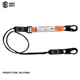 LINQ ELITE SINGE LEG SHOCK ABSORBING WEBBING LANYARD WITH HARDWARE 2 X SNAP HOOKS