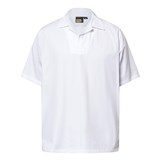 WORKCRAFT SHORT SLEEVE FOOD INDUSTRY JACSHIRT WITH MODESTY INSERT 